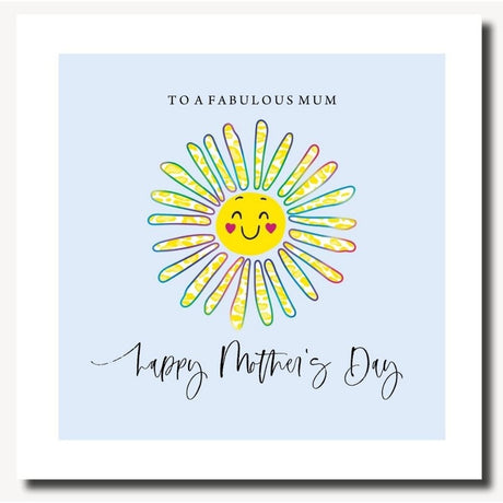Woodmansterne Mum Sunshine Mother's Day Card - Old Railway Line Garden Centre
