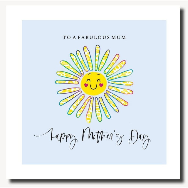 Woodmansterne Mum Sunshine Mother's Day Card - Old Railway Line Garden Centre