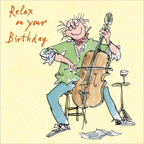 Woodmansterne Musical Maestro Birthday Card - Old Railway Line Garden Centre