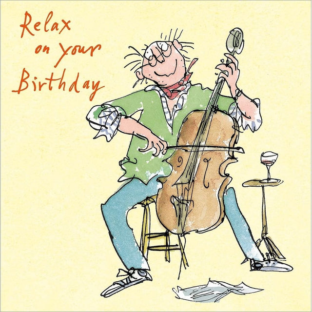 Woodmansterne Musical Maestro Birthday Card - Old Railway Line Garden Centre
