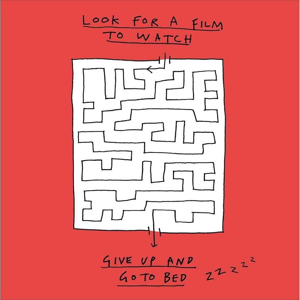 Woodmansterne Netflix Maze Funny Blank Card