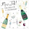 Woodmansterne New Job Champagne Celebrations Card - Old Railway Line Garden Centre
