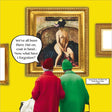 Woodmansterne Old Dears Seated Nude Blank Funny Card - Old Railway Line Garden Centre