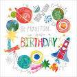 Woodmansterne Outer Space Birthday Card - Old Railway Line Garden Centre