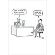 Woodmansterne Outstanding Invoice Funny Blank Card - Old Railway Line Garden Centre