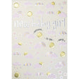 Woodmansterne Pink Foil Sky New Baby Card - Old Railway Line Garden Centre