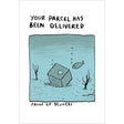Woodmansterne Proof of Delivery Blank Funny Card - Old Railway Line Garden Centre