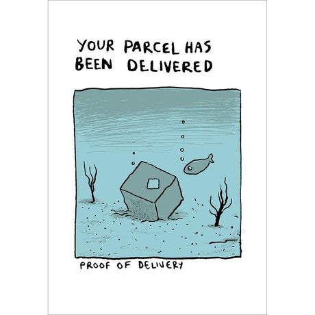 Woodmansterne Proof of Delivery Blank Funny Card - Old Railway Line Garden Centre