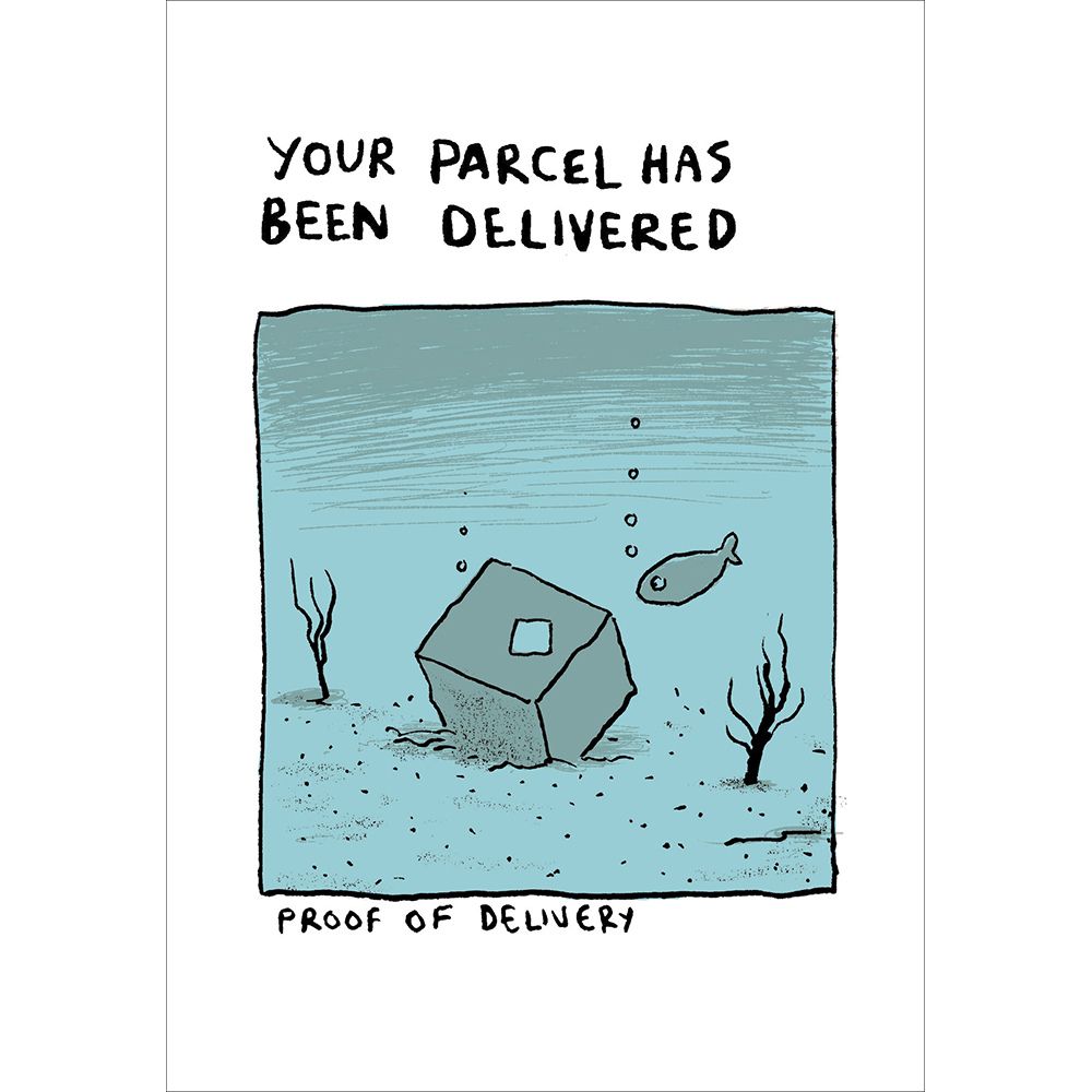 Woodmansterne Proof of Delivery Blank Funny Card