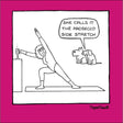 Woodmansterne Prosecco Yoga Blank Funny Card - Old Railway Line Garden Centre