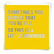 Woodmansterne Reminder Old Funny Birthday Card - Old Railway Line Garden Centre