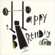 Woodmansterne Reps & Weights Birthday Card - Old Railway Line Garden Centre