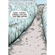 Woodmansterne Running Late Funny Blank Card - Old Railway Line Garden Centre