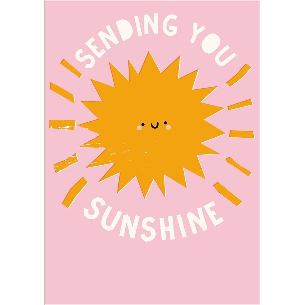 Woodmansterne Sending You Sunshine Blank Card - Old Railway Line Garden Centre