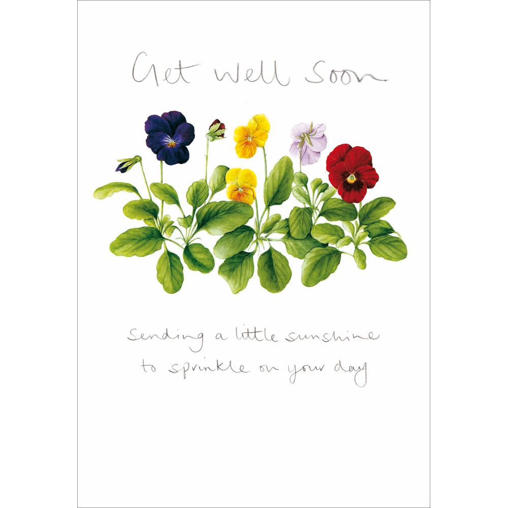 Woodmansterne Sitting Pretty Get Well Soon Card