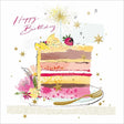Woodmansterne Slice of Happiness Birthday Card - Old Railway Line Garden Centre