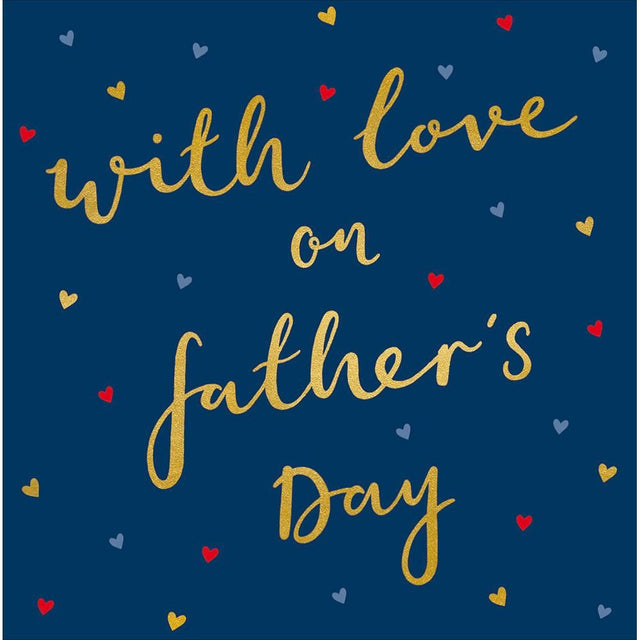 Woodmansterne Small Heart with Text Father's Day Card - Old Railway Line Garden Centre