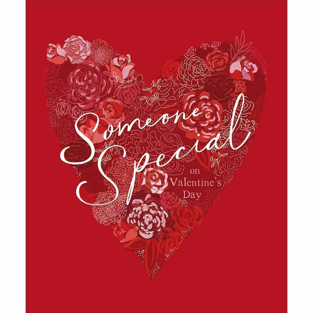 Woodmansterne Someone Special Heart Valentine's Day Card - Old Railway Line Garden Centre