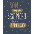 Woodmansterne Son Best People Birthday Card - Old Railway Line Garden Centre