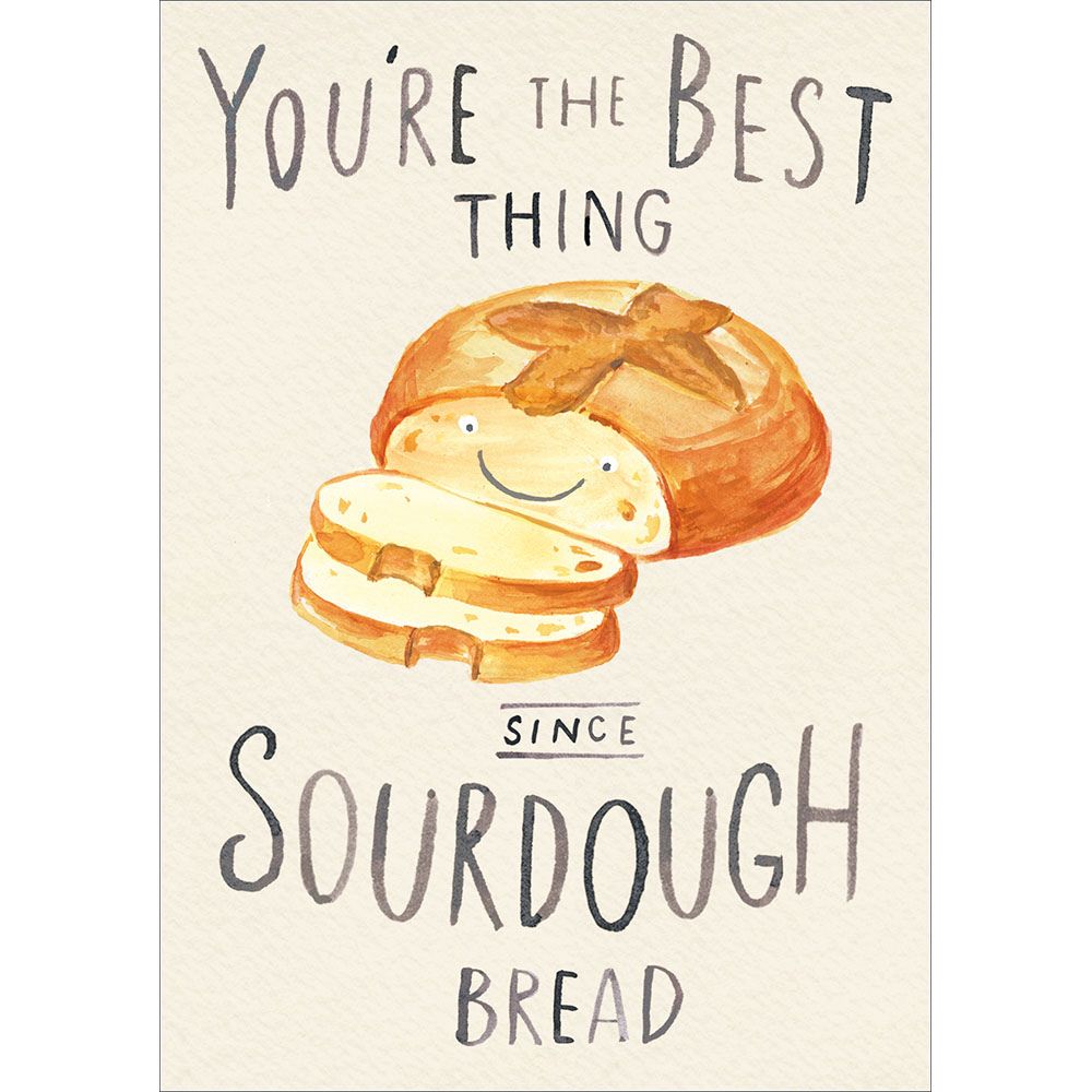 Woodmansterne Sourdough Loaf Valentine's Day Card