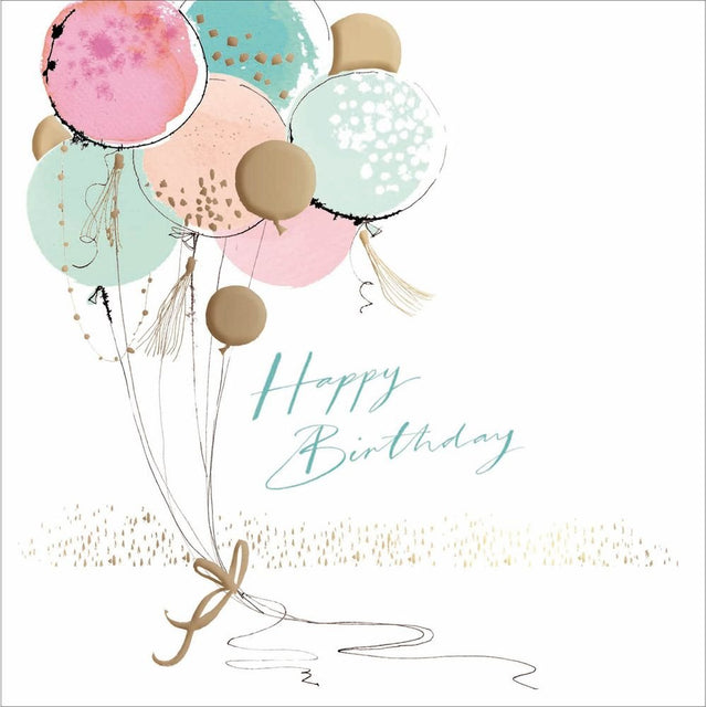 Woodmansterne Special Day Balloons Birthday Card - Old Railway Line Garden Centre