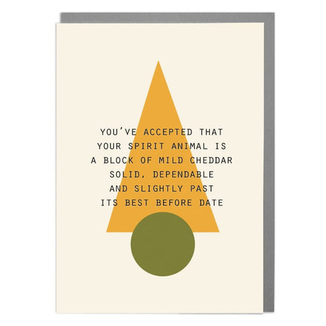 Woodmansterne Spirit Animal Humour Birthday Card - Old Railway Line Garden Centre