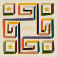Woodmansterne Star Maze Birthday Card - Old Railway Line Garden Centre