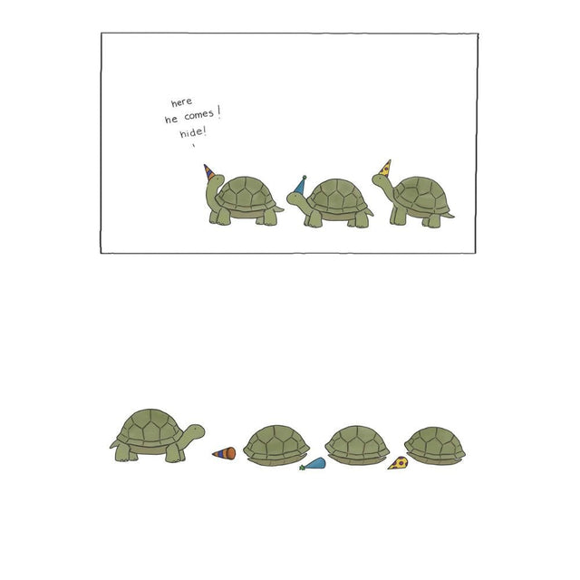 Woodmansterne Surprise Tortoise Birthday Card - Old Railway Line Garden Centre