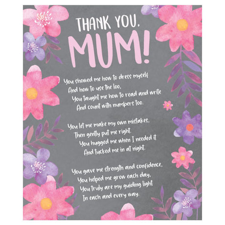 Woodmansterne Thank You for Teaching Mother's Day Card - Old Railway Line Garden Centre