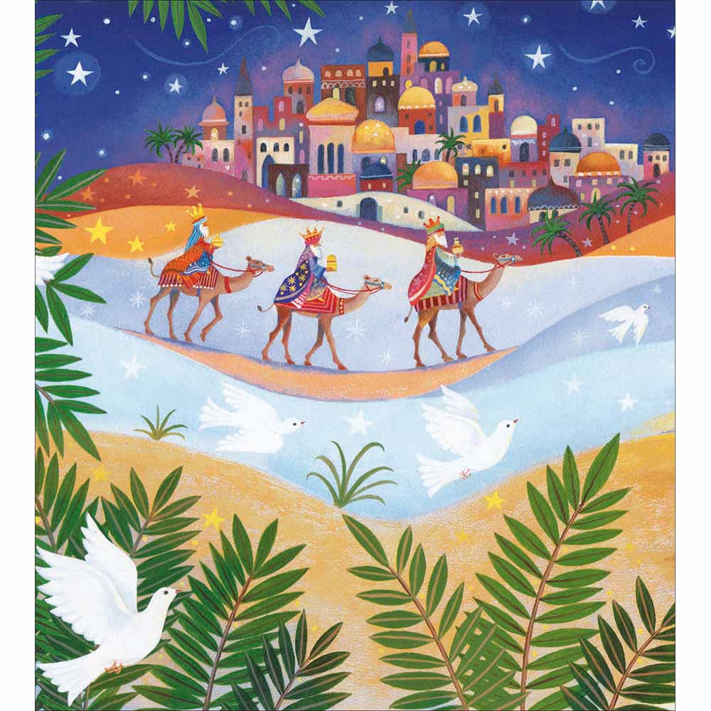 Woodmansterne The Three Wise Men Christmas Cards - Pack of 5