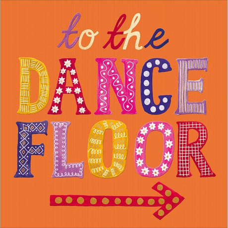 Woodmansterne To the Dance Floor Blank Card - Old Railway Line Garden Centre