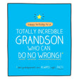 Woodmansterne Totally Incredible Grandson Birthday Card - Old Railway Line Garden Centre