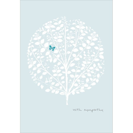 Woodmansterne Tree Special Thoughts Sympathy Card - Old Railway Line Garden Centre