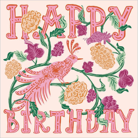 Woodmansterne Tropical Paradise Birthday Card - Old Railway Line Garden Centre