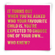 Woodmansterne Turns Out Favourite Child Funny Blank Card - Old Railway Line Garden Centre