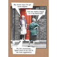 Woodmansterne Two Ladies on a Doorstep Funny Birthday Card - Old Railway Line Garden Centre