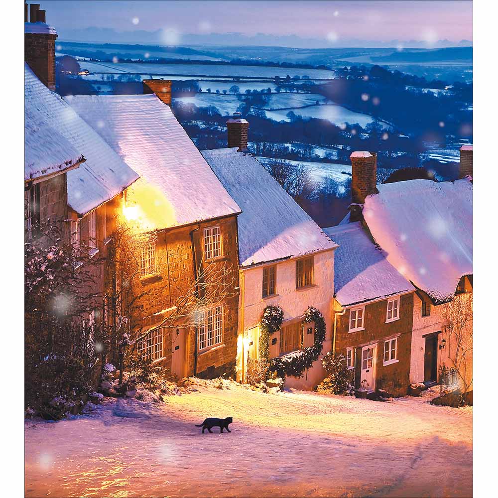 Woodmansterne Walking in a Winter Wonderland Christmas Cards - Pack of 5