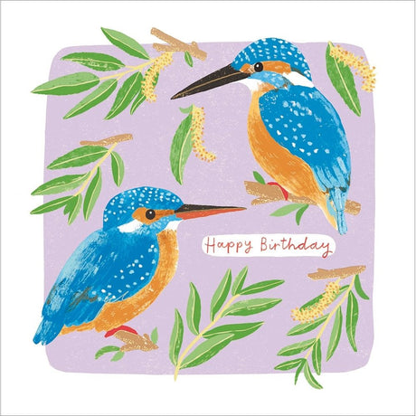 Woodmansterne Watching Creatures Birthday Card - Old Railway Line Garden Centre