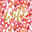 Woodmansterne Wife Darling Hearts Birthday Card - Old Railway Line Garden Centre