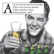 Woodmansterne Winking Man & Beer Birthday Card - Old Railway Line Garden Centre