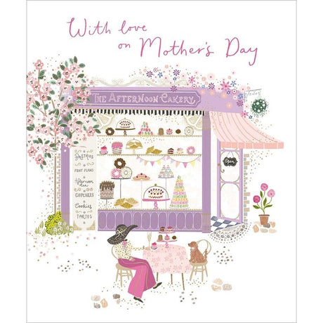 Woodmansterne With Love Afternoon Tea Mother's Day Card - Old Railway Line Garden Centre
