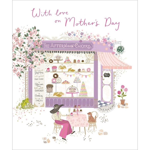 Woodmansterne With Love Afternoon Tea Mother's Day Card - Old Railway Line Garden Centre