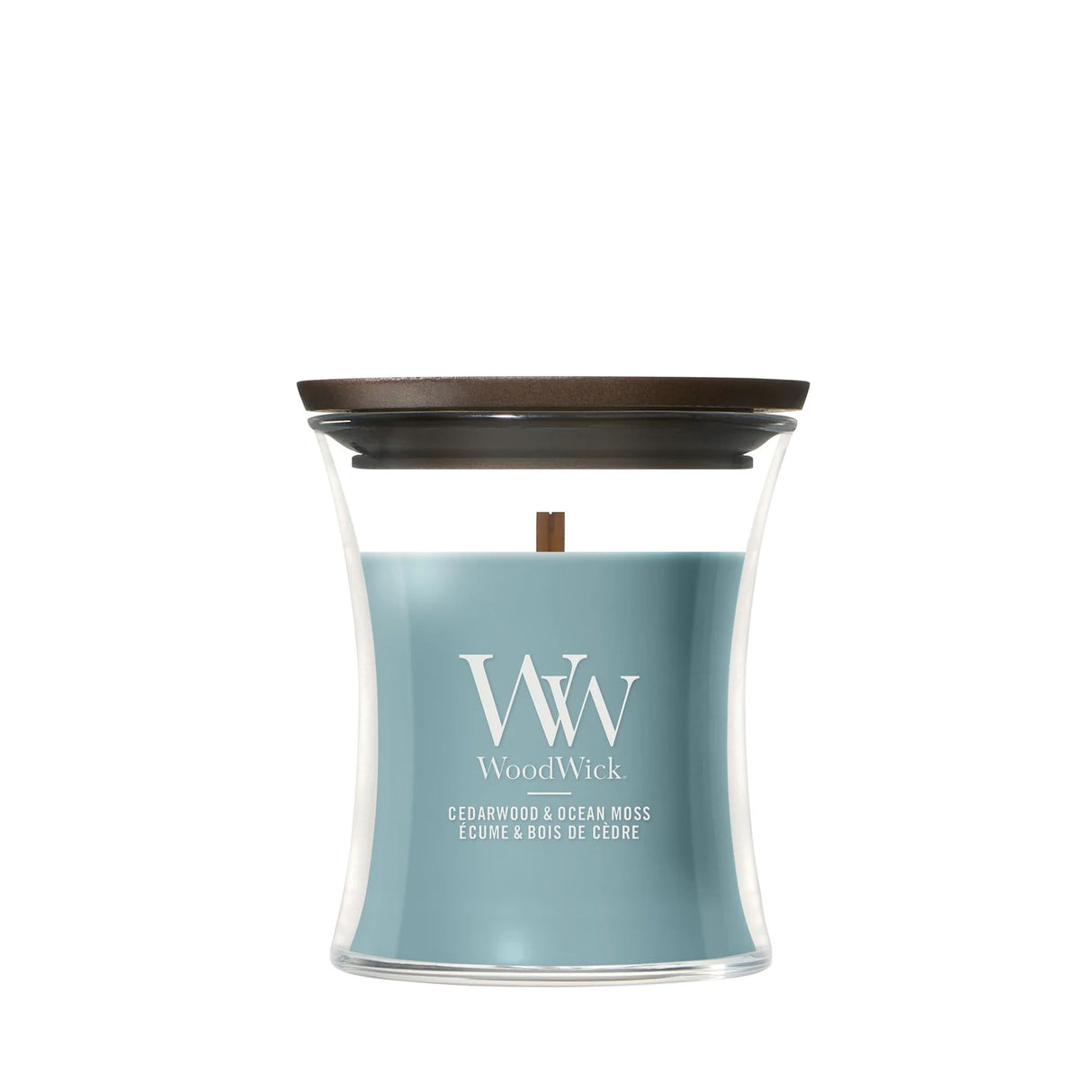 Wood Wick Cedarwood & Ocean Moss Mini Hourglass Candle