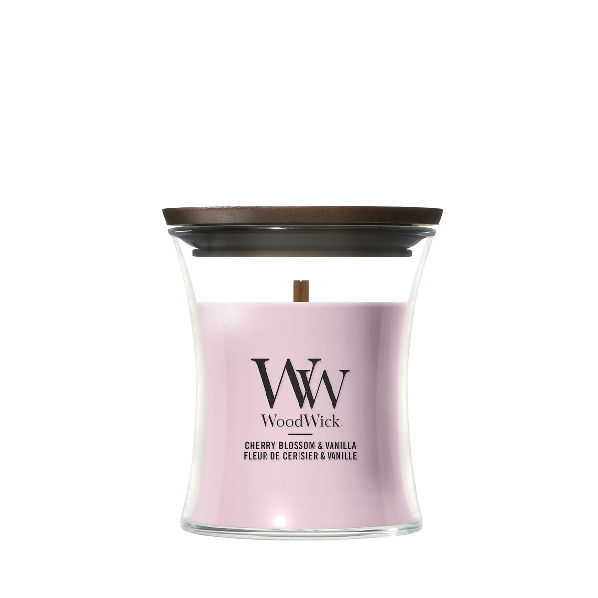 Wood Wick Cherry Blossom & Vanilla Mini Hourglass Candle