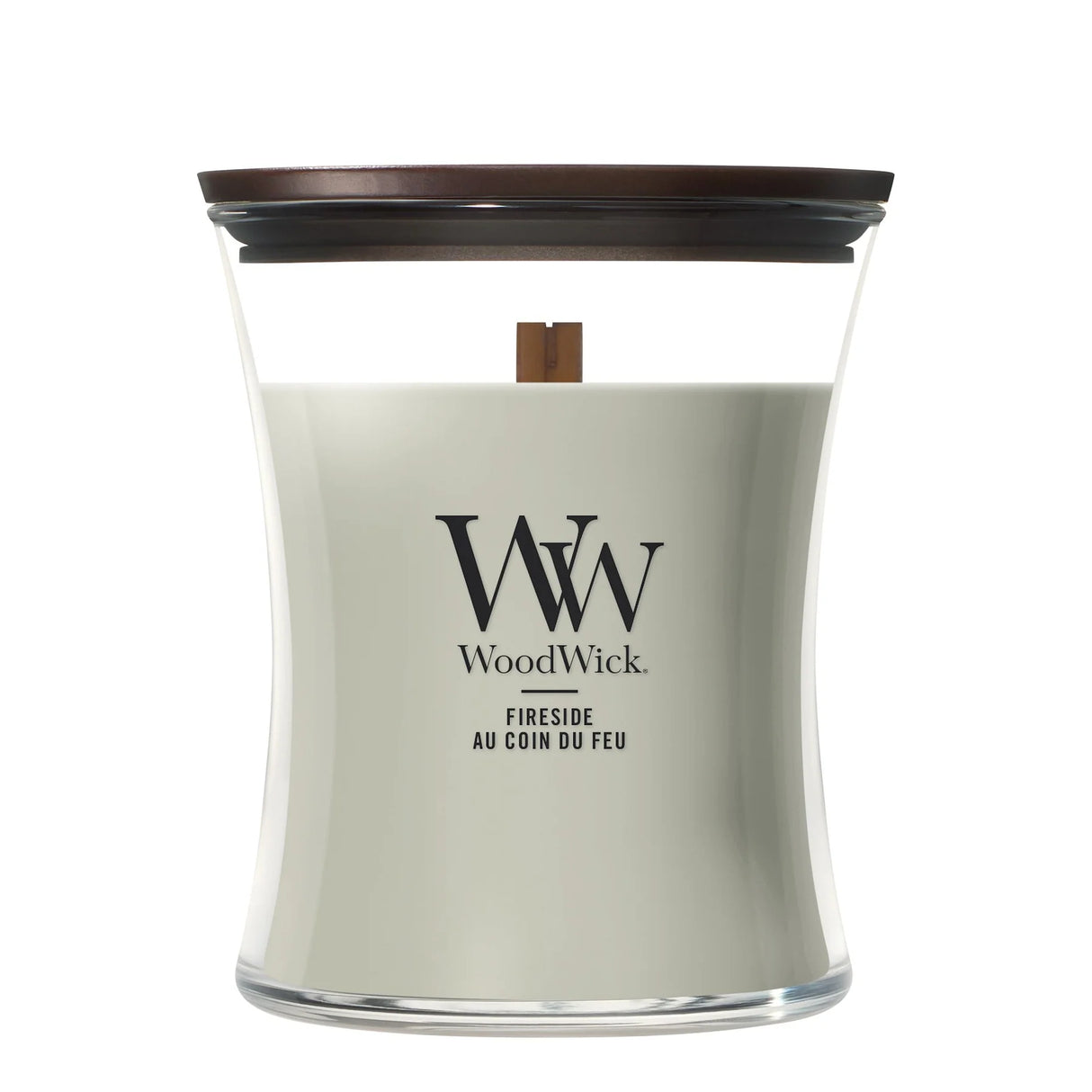 Wood Wick Fireside Medium Hourglass Candle