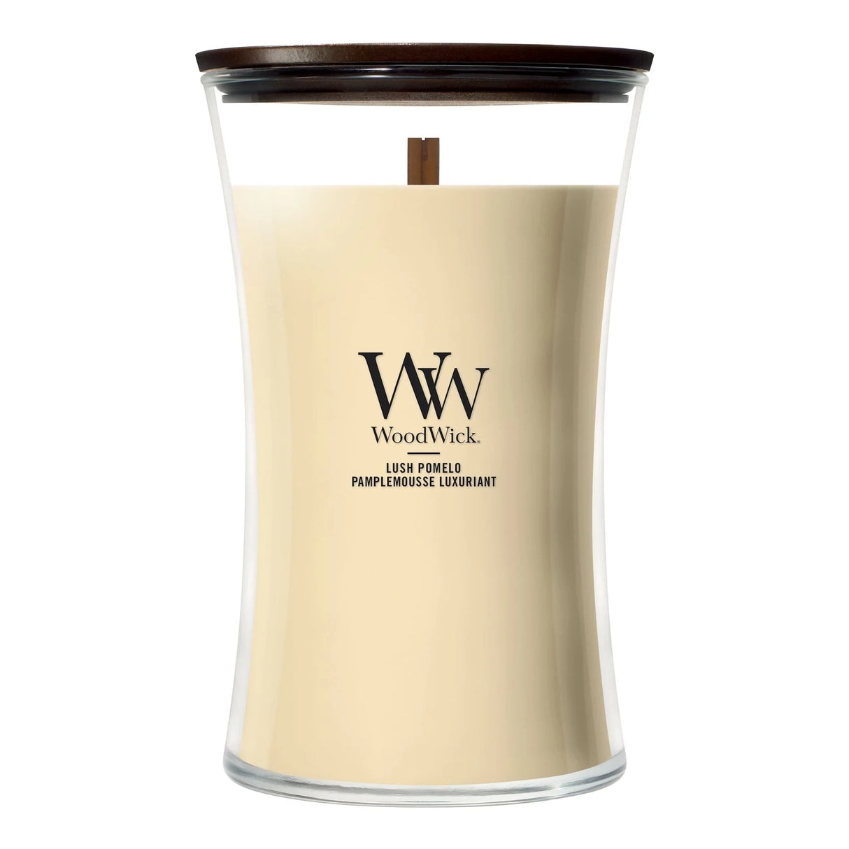 Wood Wick Lush Pomelo Large Hourglass Candle