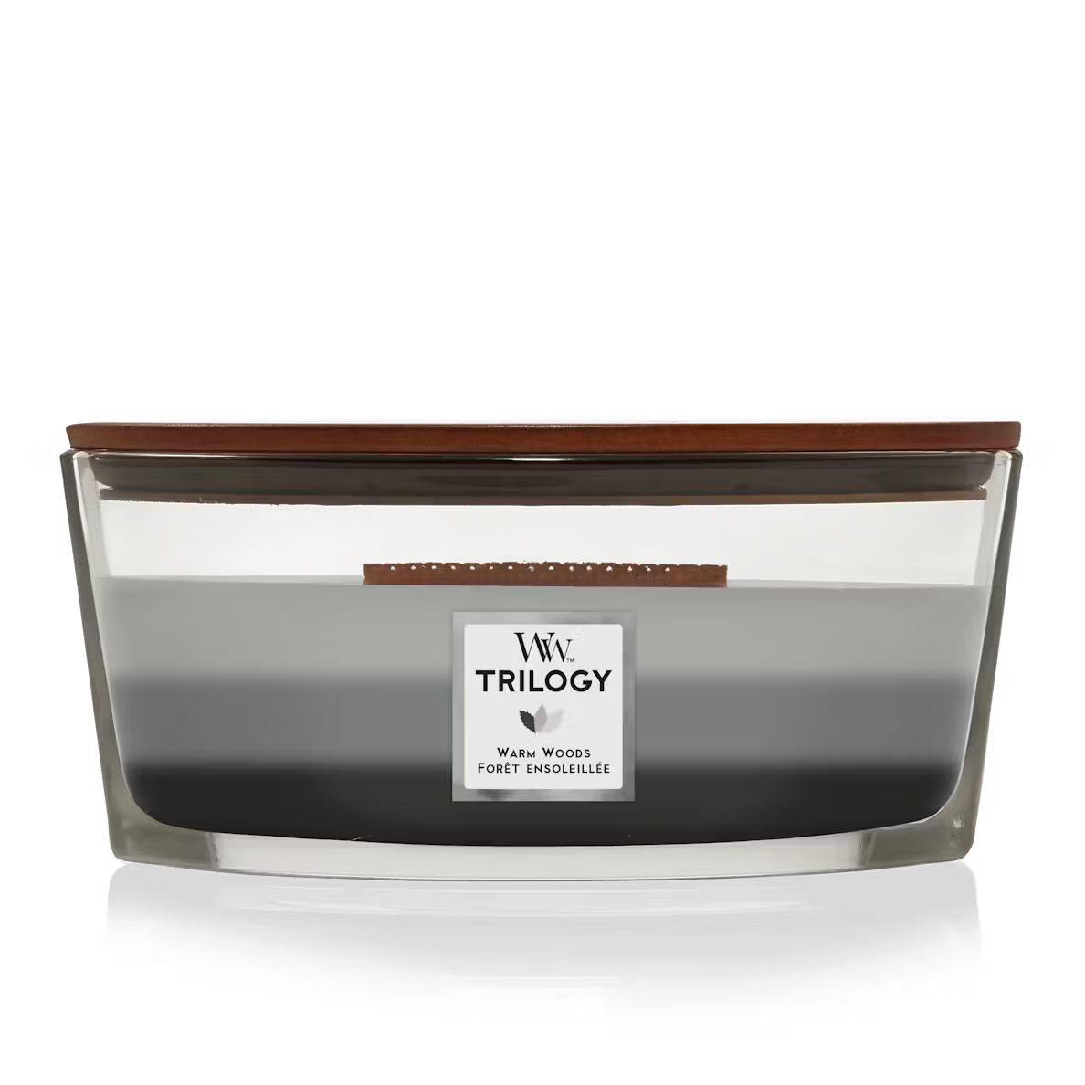 Wood Wick Warm Woods Trilogy Ellipse Candle
