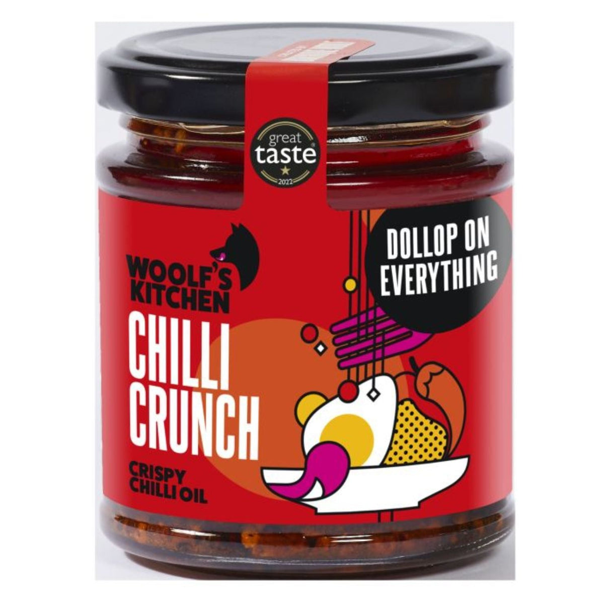 Woolfs Kitchen 175g Chilli Crunch Chilli Oil - Old Railway Line Garden Centre
