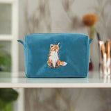 Wrendale 20cm Blue Fox Make Up Bag