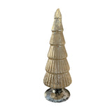 Koopman 25cm Silver & Gold Glass Tree Ornament